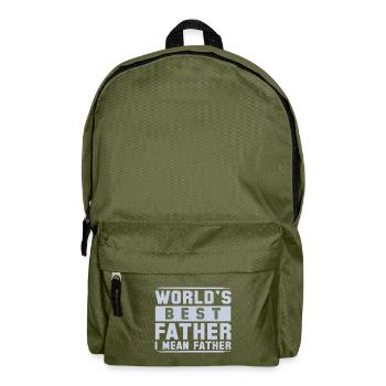 Weltweit bester Farter Mid-Range Dad- Funny Dads - Rucksack - Olivgrün - Vorne