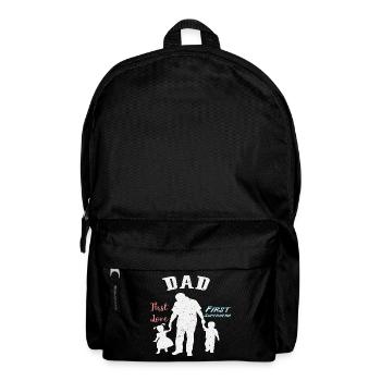 Père et fils - père et fille cadeau père - Sac à dos - noir - Devant