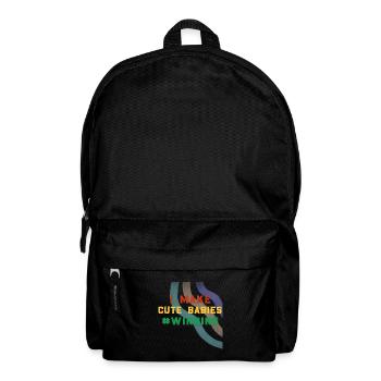 Father's Day dad dad dad dad dad dad dad - Backpack - black - Front