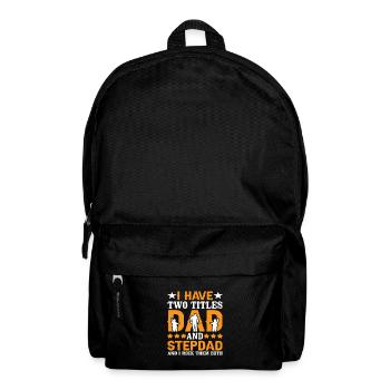 Stiefvater Papa - Rucksack - Schwarz - Vorne