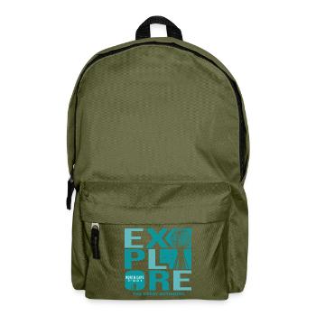 North cape cap nord nordkap Norway - Backpack - olive green - Front