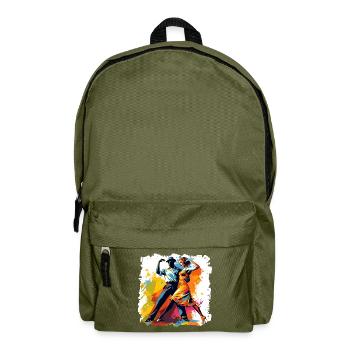 Danser comme forme physique avec soulagement du stress - Sac à dos - vert olive - Devant