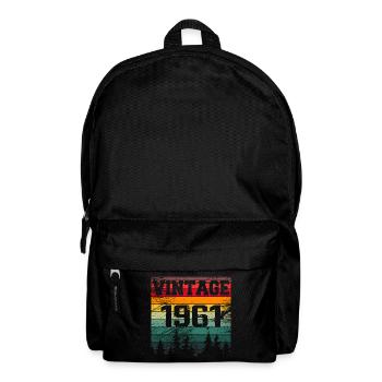 1961 Vintage 1961 Retro Geburtstagsgeschenk - Rucksack - Schwarz - Vorne
