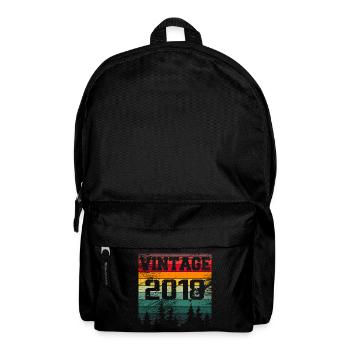 2018 Vintage Birthday Gift 2018 Retro - Backpack - black - Front