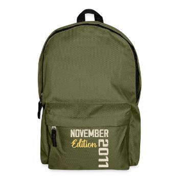 Born in November 2011 - Edition 2011 - Backpack - olive green - Front