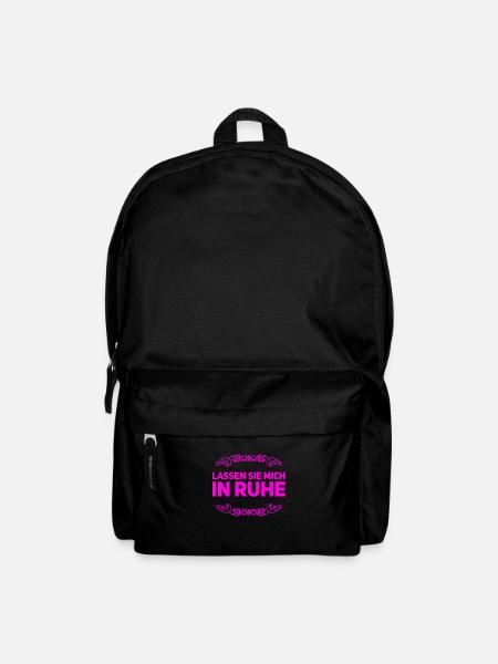 lassen sie mich in Ruhe - Rucksack - Schwarz