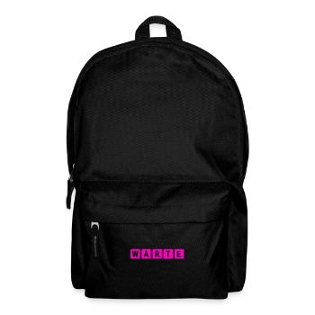 lass es - Rucksack - Schwarz - Vorne