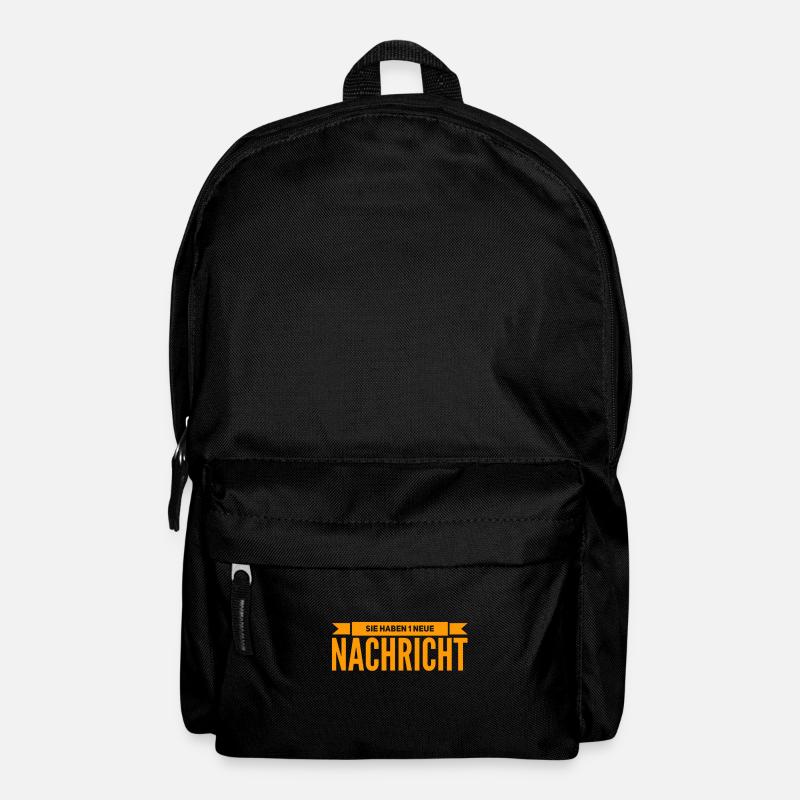 es gibt Post - Rucksack - Schwarz