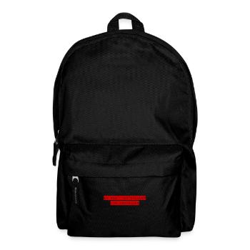 so sieht ein Absteller aus - Rucksack - Schwarz - Vorne