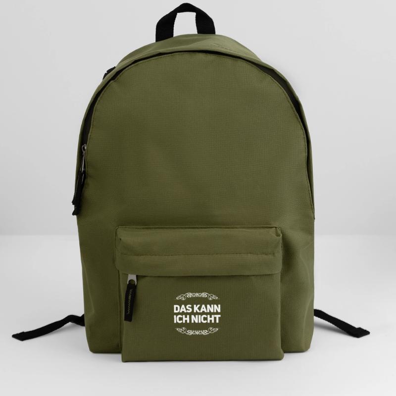 vor dir steht ein Nichtskönner Rucksack