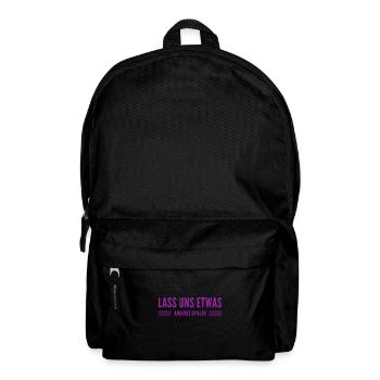 wir brauchen eine Alternative - Rucksack - Schwarz - Vorne