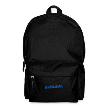 das gibt mir einen Sinn - Rucksack - Schwarz - Vorne