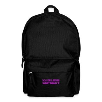 sie sind mir sympathisch - Rucksack - Schwarz - Vorne