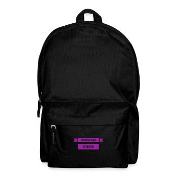 auf der Suche - Rucksack - Schwarz - Vorne