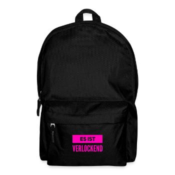 es ist reizvoll - Rucksack - Schwarz - Vorne