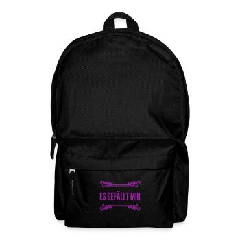 ich finde es gut - Rucksack - Schwarz - Vorne
