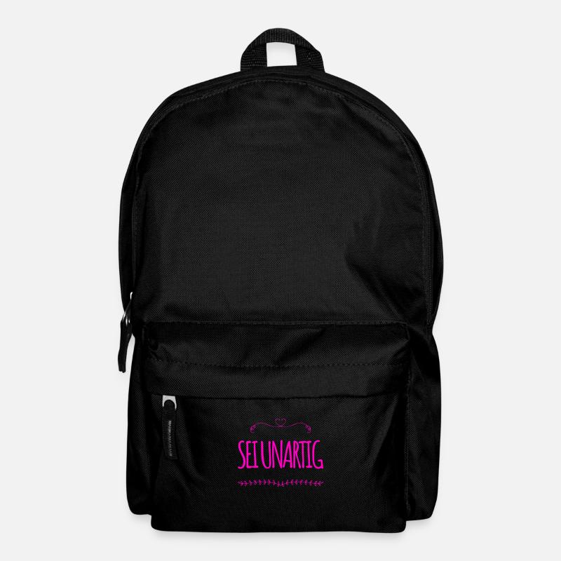 sei unfolgsam - Rucksack - Schwarz