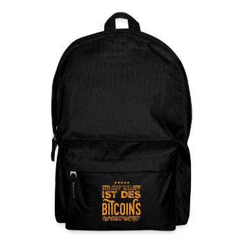 ich liebe Satoshi - Rucksack - Schwarz - Vorne