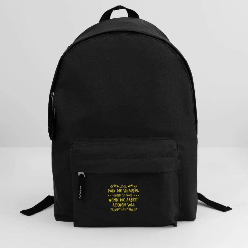 otherwise there will be no more work Backpack