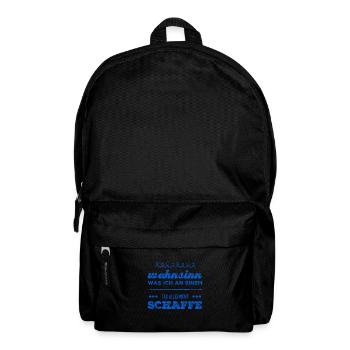was ich alles nicht schaffe - Rucksack - Schwarz - Vorne