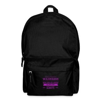 I'm a lazy person - Backpack - black - Front