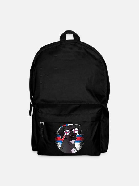 Färöer Inseln - Rucksack - Schwarz