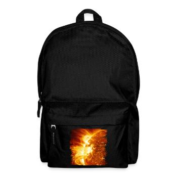 Faszination Sonneneruption - Rucksack - Schwarz - Vorne