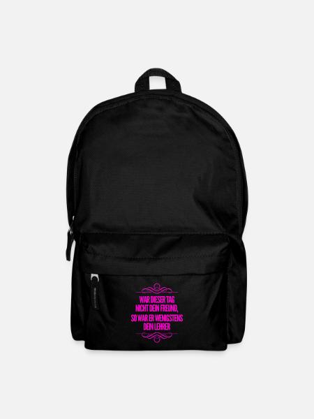 ich liebe mein Leben - Rucksack - Schwarz