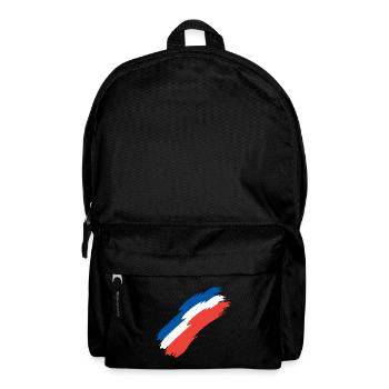 Drapeau drapeau de la France - Sac à dos - noir - Devant