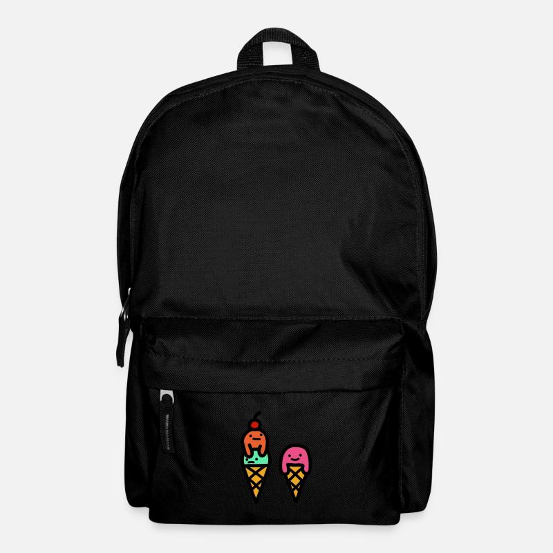 Ice Cream Summer Minimalist - Backpack - black