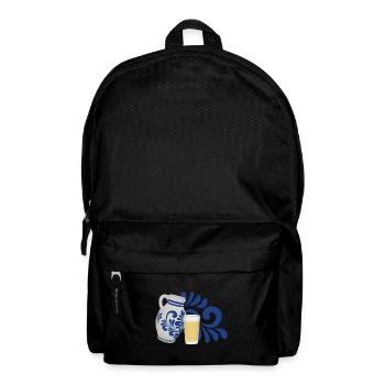 Funny gift idea for apple wine, apples from Bembel - Backpack - black - Front