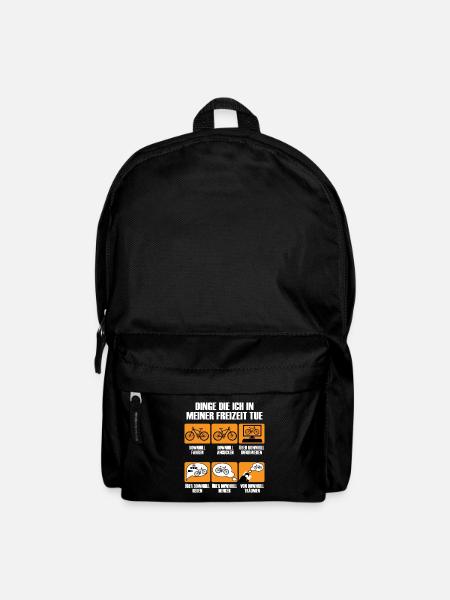 Dinge die ich in meiner freizeit tue Geschenk - Rucksack - Schwarz