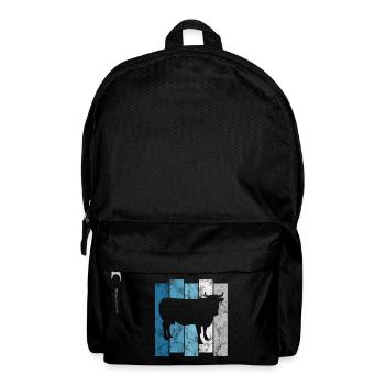 Kühe Rind Landwirtschaft Kuh Landwirt Bauer Retro - Rucksack - Schwarz - Vorne