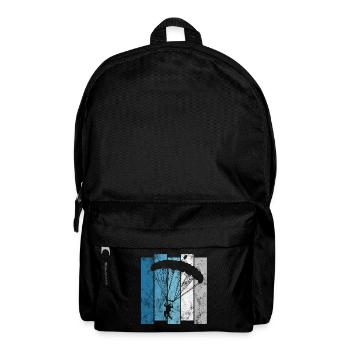 Fallschirmspringer Fallschirm Fallschirmspringen - Rucksack - Schwarz - Vorne