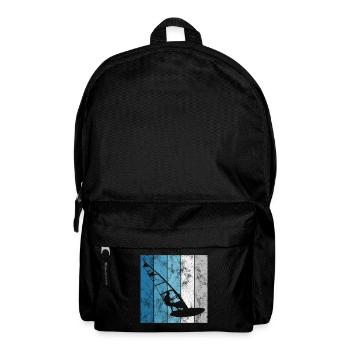 Windsurfing Windsurfing Windsurfer Retro Surfing - Backpack - black - Front
