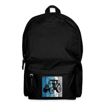 Traktoren Trecker Bauer Retro Traktor Bauernhof - Rucksack - Schwarz - Vorne