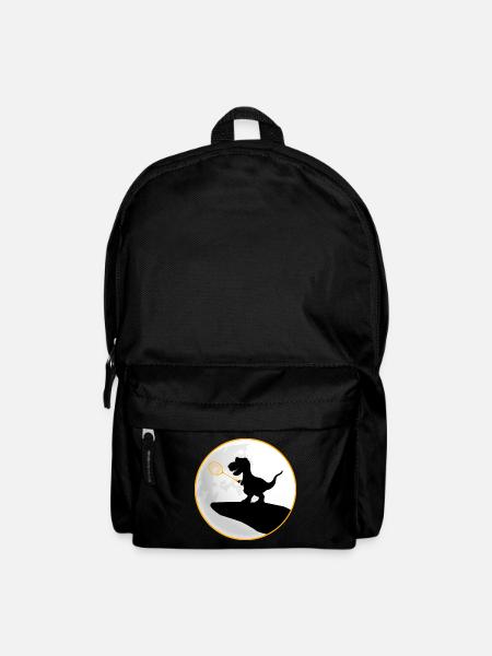 badminton federball badminton-dino TRex saurus - Rucksack - Schwarz