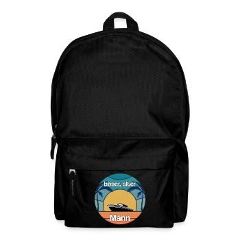 Boot Captain Geschenk Schiff Bootsbesitzer Kapitän - Rucksack - Schwarz - Vorne