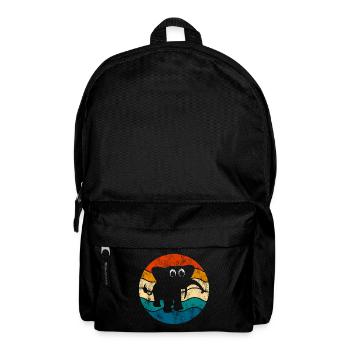 Eléphant éléphant pour enfants - Sac à dos - noir - Devant