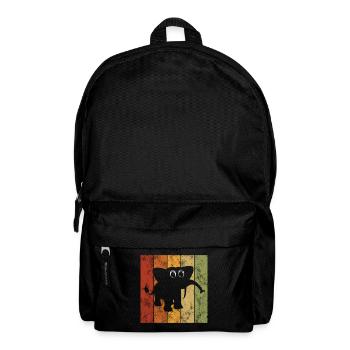 Eléphant éléphant pour enfants - Sac à dos - noir - Devant