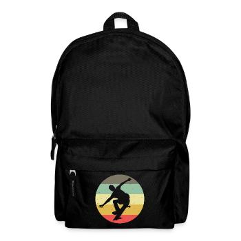 Skateboarder Skateboard Skater Skate Skateing - Backpack - black - Front