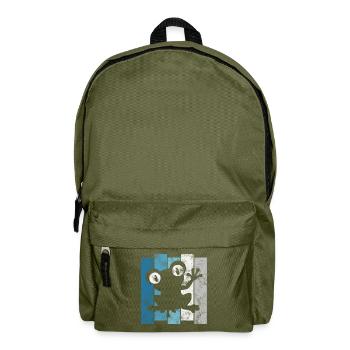 Frog Frogs Cadeau pour enfants Drôle Drôle - Sac à dos - vert olive - Devant