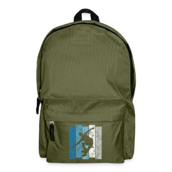 Skateboarder Skateboard Skater Skate Skateing - Sac à dos - vert olive - Devant
