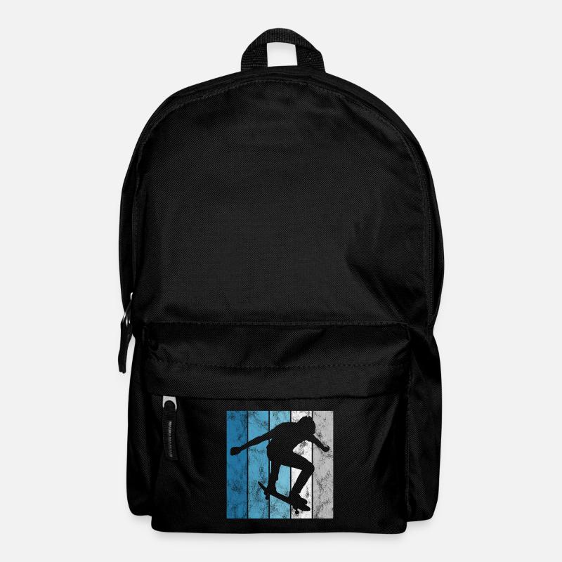 Skateboarder Skateboard Skater Skate Skateing - Backpack - black