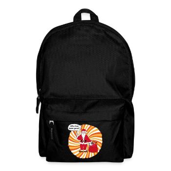 Santa Claus Pop Art - Rucksack - Schwarz - Vorne