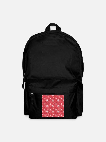 Snowflakes at Christmas - Backpack - black