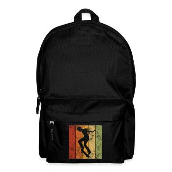 Skateboard Skateboarder Skater Skate Skateing - Backpack - black - Front