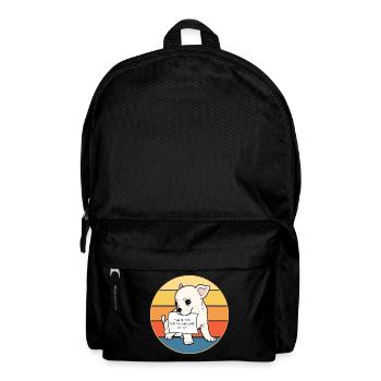 Mignon Chihuahua Dog Breed Vintage Retro Sunset - Sac à dos - noir - Devant