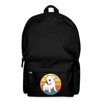 Mignon Chihuahua Dog Breed Vintage Retro Sunset - Sac à dos - noir - Devant