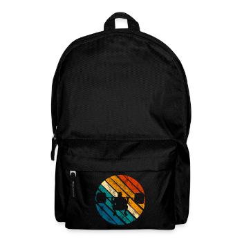 Musculation Bodybuilder GYM Fitnessstudio Retro - Sac à dos - noir - Devant